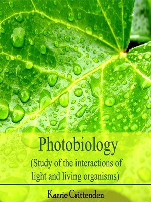 cover image of Photobiology